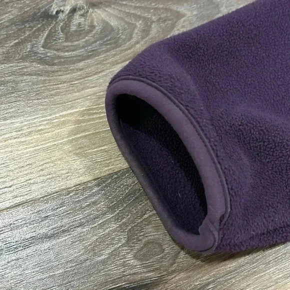 L.L. Bean Women's Full Zip Fleece Jacket Purple/Plum size Medium-Reg Polartec - Picture 10 of 14